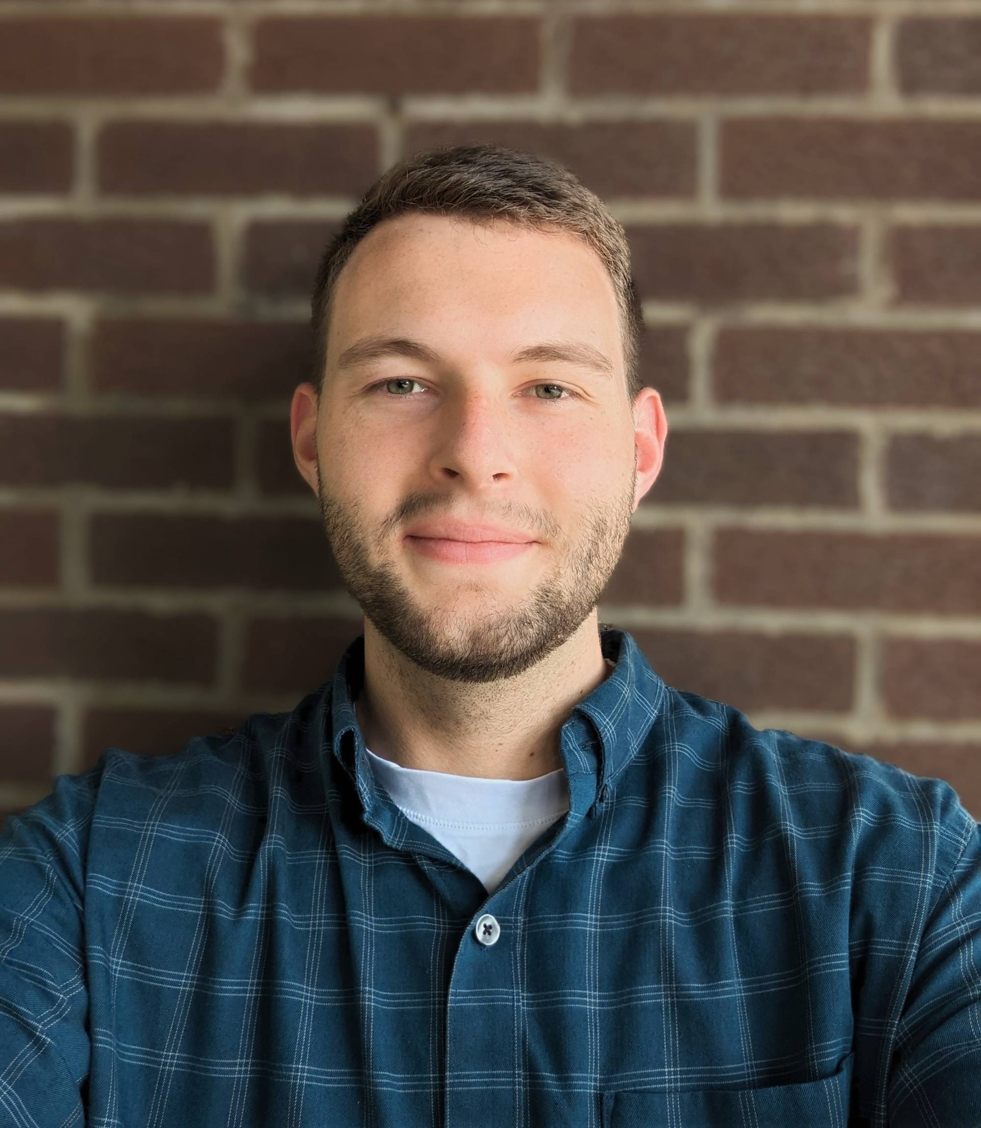 Micheal Grieb smiling at the camera